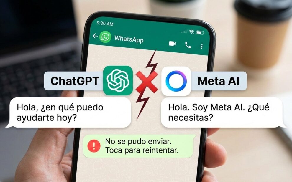 Restricción de Meta contra ChatGPT y Copilot en WhatsApp enero 2026